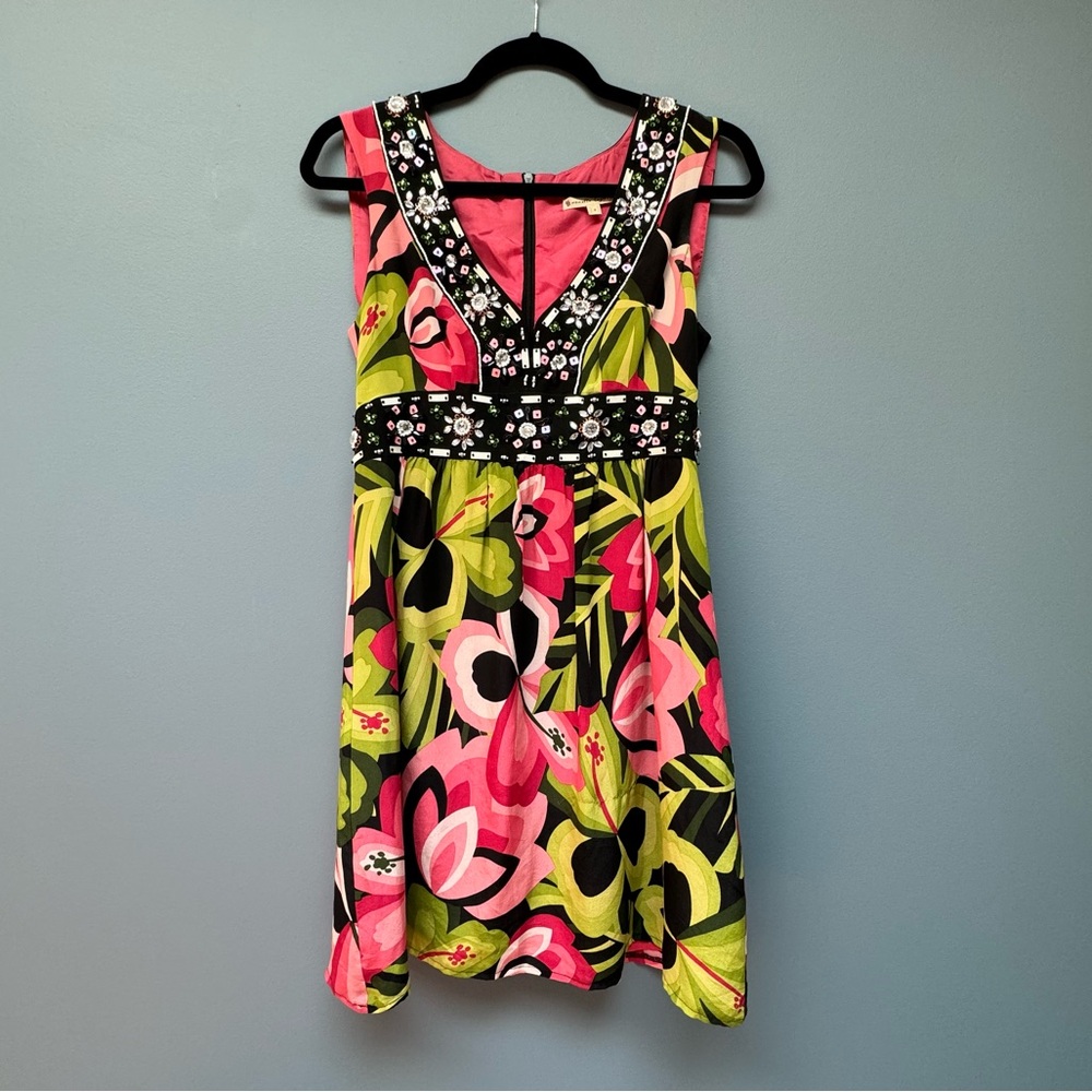 Nanette Lepore “Mama Didn’t Lie” Beaded Mini Dress 4